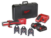 Инструмент для обжима труб гидравлический аккумуляторный MILWAUKEE M18 BLHPT-202C TH-SET +оснастка (4933451135)
