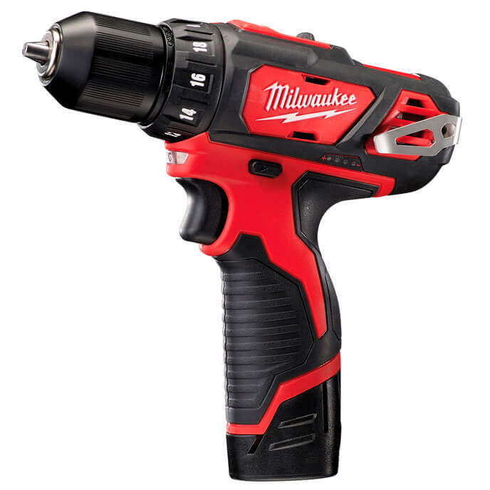 Дрель-шуруповерт MILWAUKEE M12 BDD-202C (4933441915) [12В, 2x2,0 Ач, кейс]