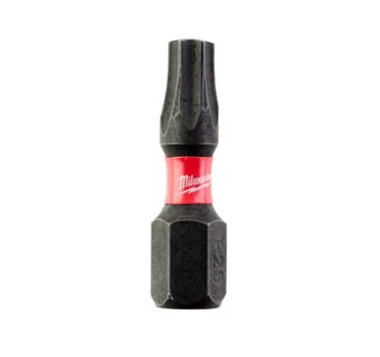 Бита TORX MILWAUKEE SHOCKWAVE Impact Duty T25х25 мм, 2 шт. (4932430879)