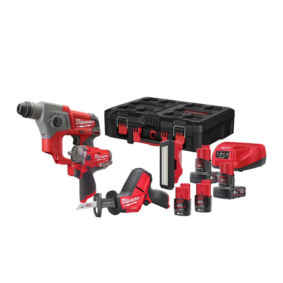 Набор аккумуляторного инструмента MILWAUKEE M12 FPP4C-624 FUEL (4933492515)