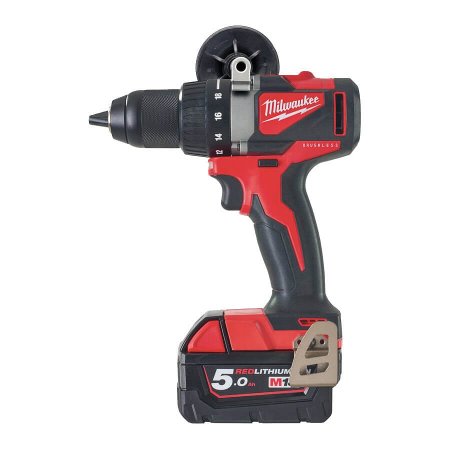 Дрель-шуруповерт MILWAUKEE M18 BLDD2-502X (4933464515) [18В, 2х5 Aч, бесщеточный, HD-кейс]