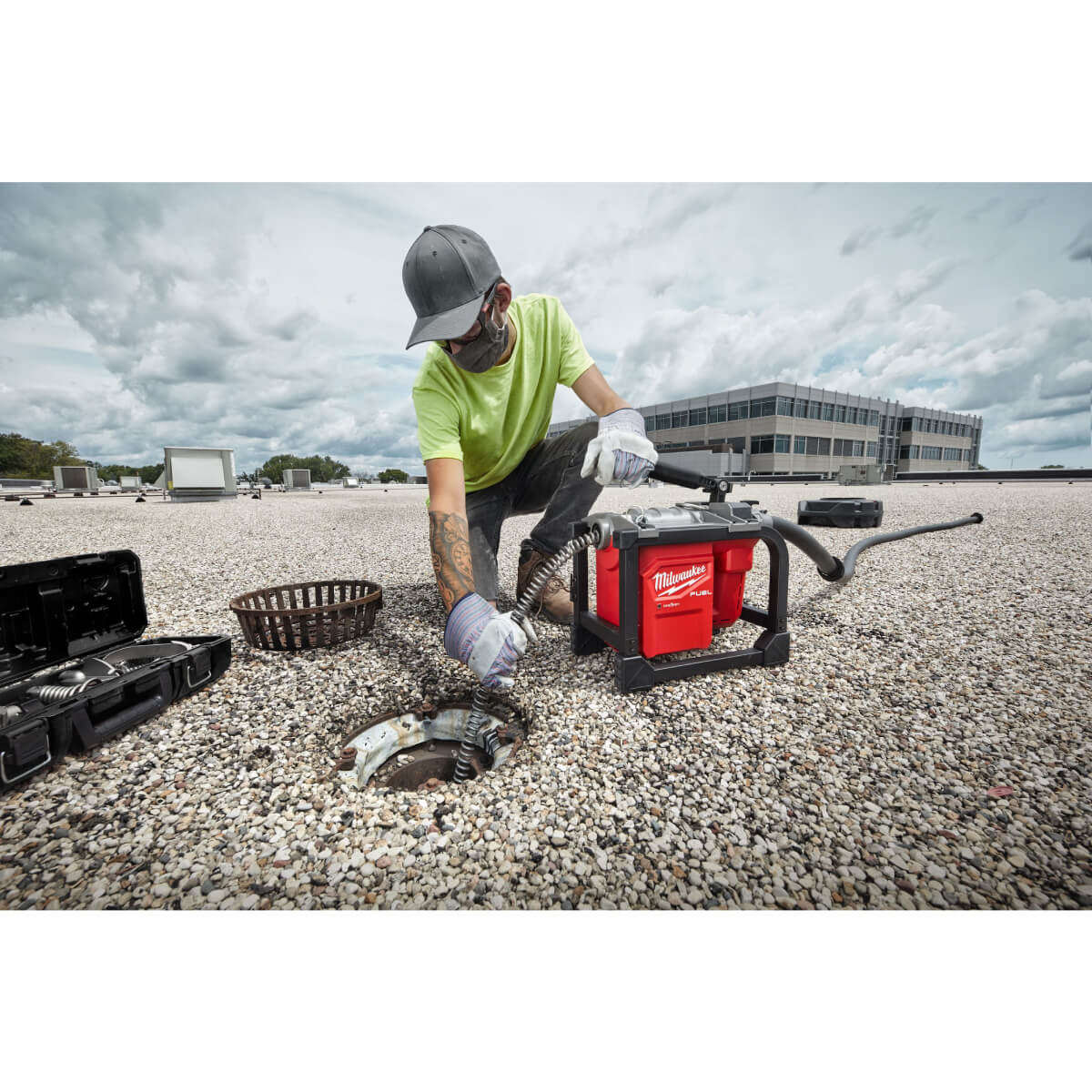 Машина прочистная аккумуляторная MILWAUKEE M18 FCSSM-0 FUEL ONE-KEY™ (4933478408)