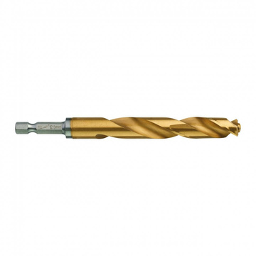 Сверло по металлу 12.5 мм MILWAUKEE RedHEX HSS-G TiN, шестигранный хвостовик (48894728)