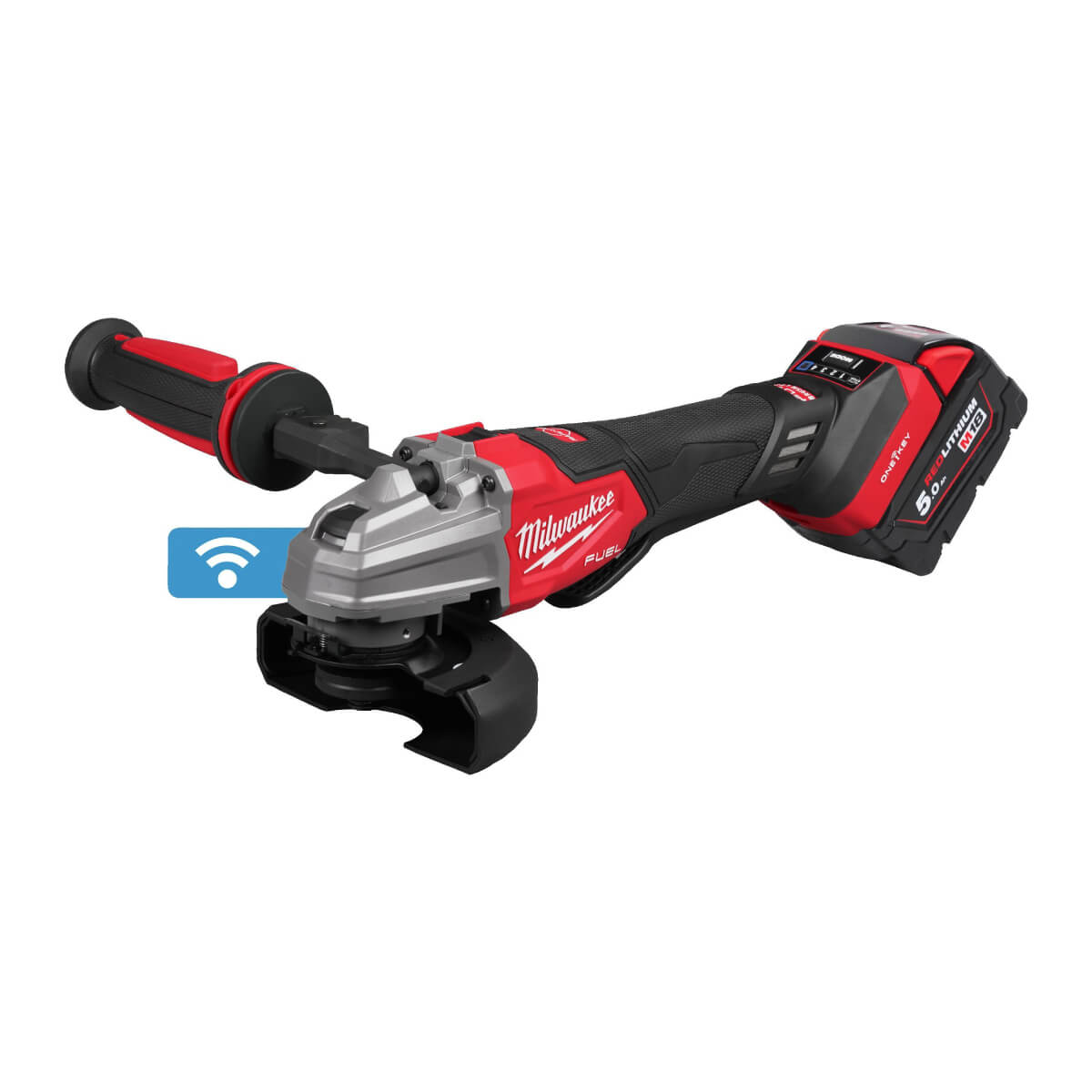 Шлифмашина угловая аккумуляторная MILWAUKEE M18 FSAGSVO125X-502X FUEL ONE-KEY (4933493553)