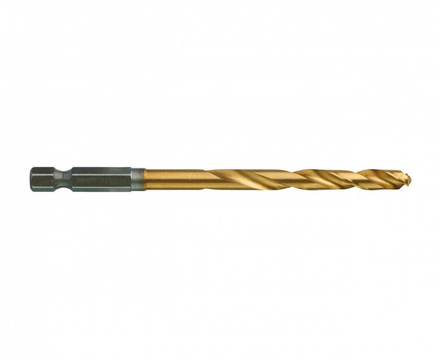 Сверло по металлу 6.0 мм MILWAUKEE RedHEX HSS-G TiN, шестигранный хвостовик, 10 шт. (4932478181)